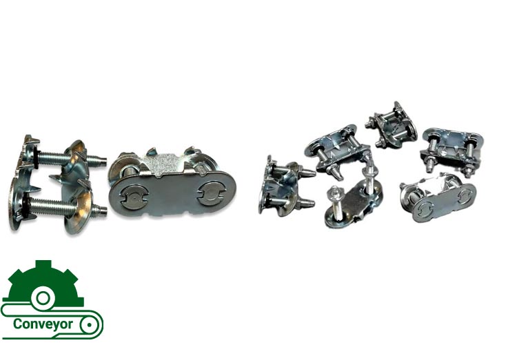 بست های لولایی از اتصالات نوار نقاله از نوع مکانیکی