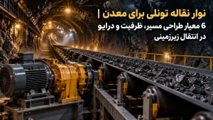 نوار نقاله تونلی برای معدن | 6 معیار طراحی مسیر، ظرفیت و درایو در انتقال زیرزمینی